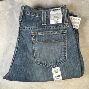 Cinch Jeans Mens 32x38 White Label Relaxed Mid Rise Cowboy Western Workwear